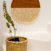 Décoration murale en macramé