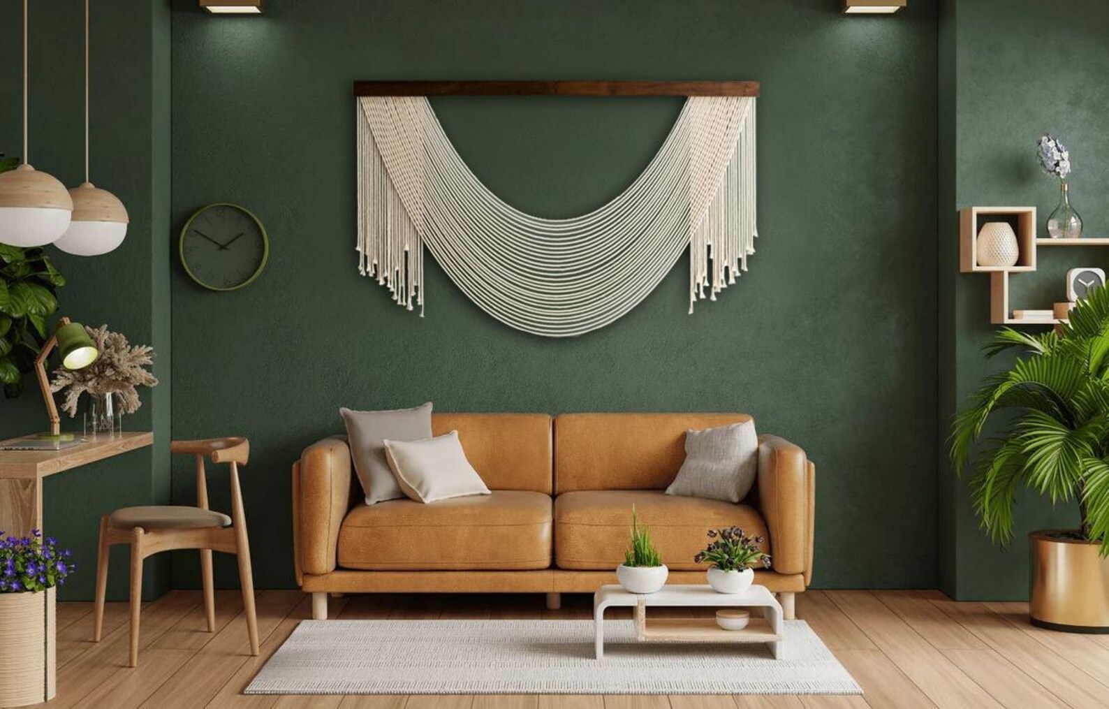 Décoration murale en fil