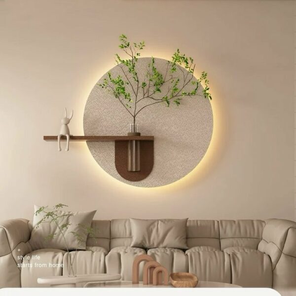 Tableau Vase Mural