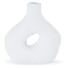 Série de deux vases en Céramique décoratifs en blanc
