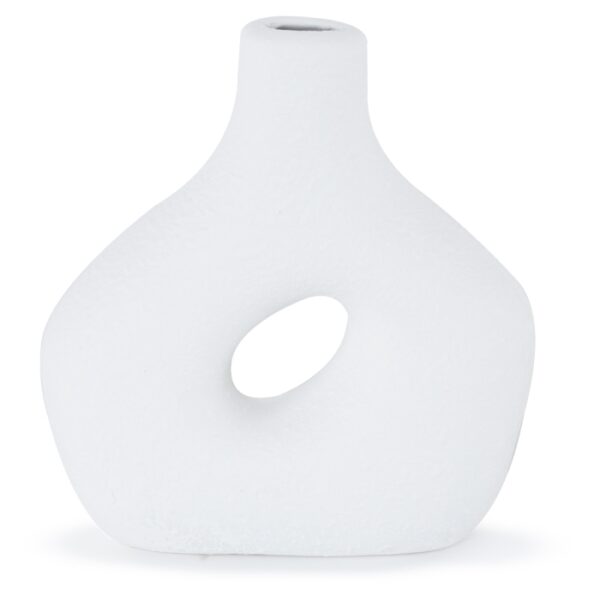 Série de deux vases en Céramique décoratifs en blanc