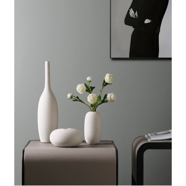 SET DE 3 VASES EN CÉRAMIQUE